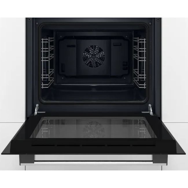 BOSCH SINGLE INTEGRATED OVEN BLACK HHF113BA0B